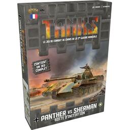TANKS: Panther vs Sherman - Boîte d'Initiation Cover 3d