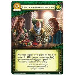 Le Trône de Fer: Le Jeu de Cartes - Tous les Hommes sont Fous Carte