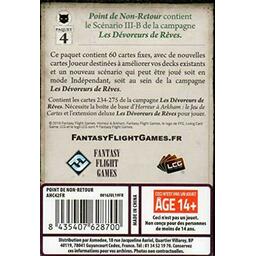 Horreur à Arkham: Le Jeu de Cartes - Point de Non-Retour Back