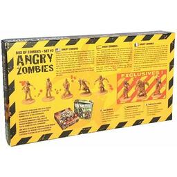 Zombicide: Box of Zombies Set #3 - Angry Zombies Back 3d