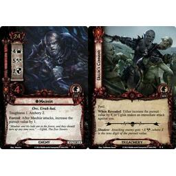 Le Seigneur des Anneaux: Le Jeu de Cartes - Deck Cauchemar - La Trahison de Saroumane Cartes