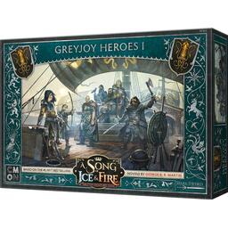 Le Trône de Fer: Le Jeu de Figurines - Héros Greyjoy I Cover 3d