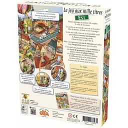 Le Jeu aux Mille Titres: Côté Est Back 3d