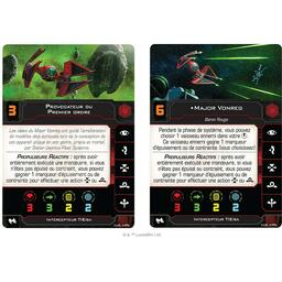 Star Wars: X-Wing - TIE du Major Vonreg Cartes