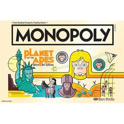 Monopoly: Planet of The Apes - Retro Art Edition Cover