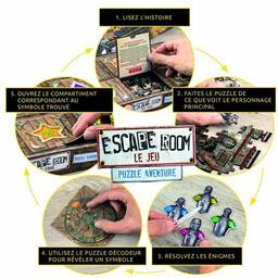 Escape Room: Le Jeu - Puzzle Aventure - Le Baron, La Sorcière & Le Voleur Exemple