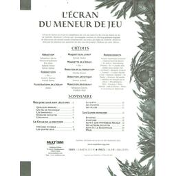 Nephilim: Révélation - Écran du Meneur de Jeu Page