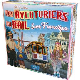 Les Aventuriers du Rail: San Francisco Cover 3d