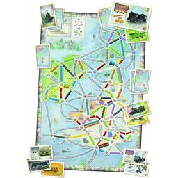 Les Aventuriers du Rail: Map Collection 5 - United Kingdom & Pennsylvania Carte