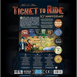 Les Aventuriers du Rail: 10th Anniversary Back