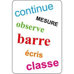 Tam Tam: Je Comprends... Les Consignes Carte