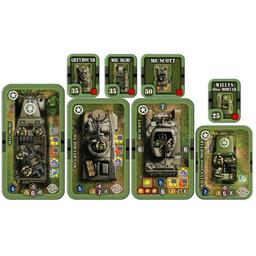 Heroes of Normandie: Extra Unit US-GE Tuiles