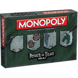 Monopoly: Attack on Titan Cover 3d