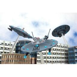 Mars Attacks: Le Jeu - Escadre de Soucoupes-Chasseurs Martiennes Figurines