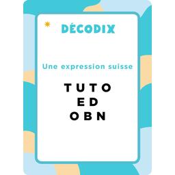 Décodix: Apéro Carte