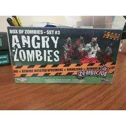 Zombicide: Box of Zombies Set #3 - Angry Zombies Cover 3d