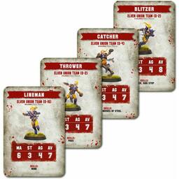 Blood Bowl: Le Jeu de Football Fantastique - Pack de Cartes d'Équipe - Union Elfique Cartes