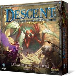 Descent: Voyages Dans les Ténèbres (Seconde Édition) - Le Labyrinthe des Ruines Cover 3d