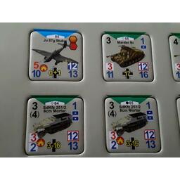 Conflict of Heroes: Orages d'Acier Tuiles