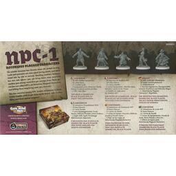 Zombicide: Black Plague - NPC-1 - Notorious Plagued Characters Back
