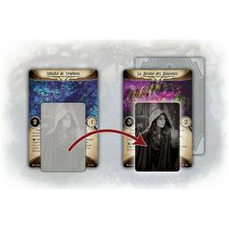 Horreur à Arkham: Le Jeu de Cartes - Devant le Trône Noir Exemple