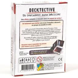 Decktective: Un Testament sans Héritier Back 3d
