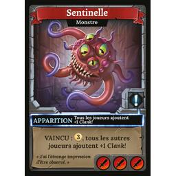 Clank! - Trésors Engloutis Carte Sentinelle