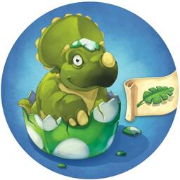 Jurassic Brunch Tuile