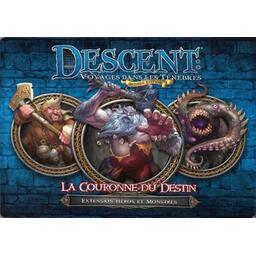 Descent: Voyages Dans les Ténèbres (Seconde Édition) - La Couronne du Destin Cover
