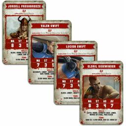 Blood Bowl: Le Jeu de Football Fantastique - Pack de Cartes d'Équipe - Union Elfique Cartes