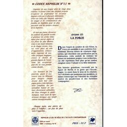 Nephilim: Arcane Majeur 11 - La Force Back