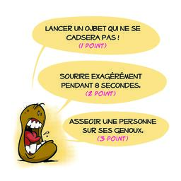 Bluff Party Orange Carte