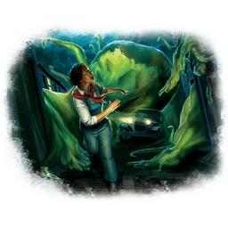 Horreur à Arkham: Le Jeu de Cartes - Le Dévoreur de Toute Chose Artwork