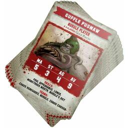 Blood Bowl: Le Jeu de Football Fantastique - Pack de Cartes d'Équipe - Équipe Nurgle Cartes