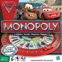 Monopoly: Cars 2 Cover