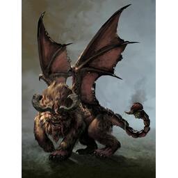 Mythic Battles: Pantheon - Manticore Artwork