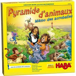 Pyramide d’Animaux: Mémo des Acrobates Cover 3d