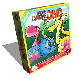 Cache-Cache Dino Cover 3d