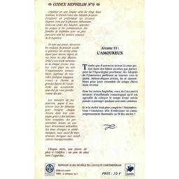 Nephilim: Arcane Majeur 06 - L'Amoureux Back