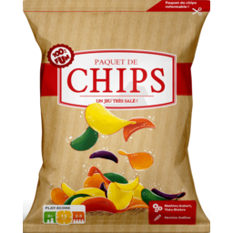 Paquet de Chips Cover Transparent