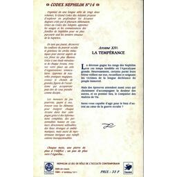 Nephilim: Arcane Majeur 14 - La Tempérance Back