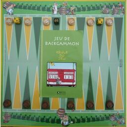 Jeu de Backgammon: Astérix chez les Bretons Plateau