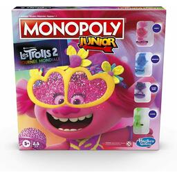 Monopoly: Junior - Les Trolls 2 - Tournée Mondiale Cover 3d