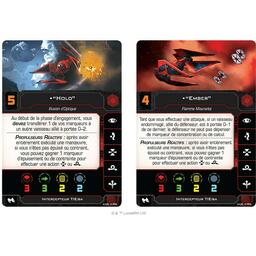 Star Wars: X-Wing - TIE du Major Vonreg Cartes