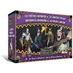 Massive Darkness: Set Héros & Monstres - Les Prêtres Guerriers vs. La Lancière Cyclope Cover 3d