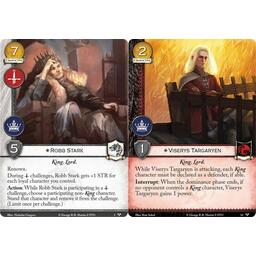 Le Trône de Fer: Le Jeu de Cartes - Au Travers des Sept Couronnes Cartes