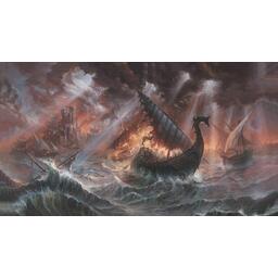 Le Seigneur des Anneaux: Le Jeu de Cartes - Une Tempête sur le Havre de Cobas Artwork