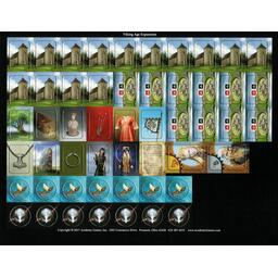 878: Les Vikings - Les Invasions de l'Angleterre - L'Âge Vikings Jetons