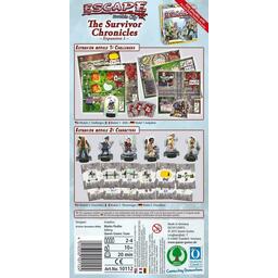 Escape: Zombie City - Expansion 1 - The Survivor Chronicles Back