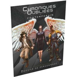 Chroniques Oubliées: Contemporain - Dossier de Personnage Cover 3d